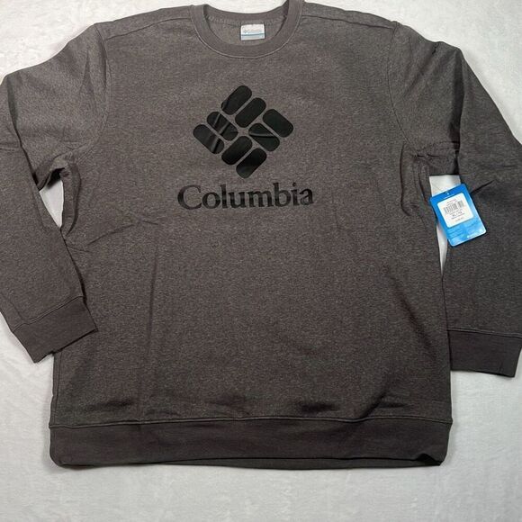 Columbia Men’s Trek Fleece Logo Crewneck warm comfortable pullover Men XL NWT - Picture 1 of 6